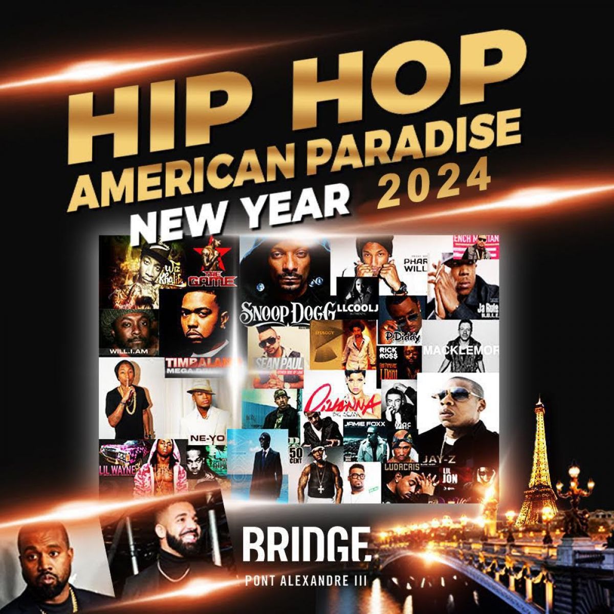 LE PLUS GRAND NOUVEL AN HIP HOP DE FRANCE ( OLD SCHOOL & NEW SCHOOL ) - 2500 PERSONNES ATTENDUES POUR L'EVENEMENT DE L'ANNEE !!!